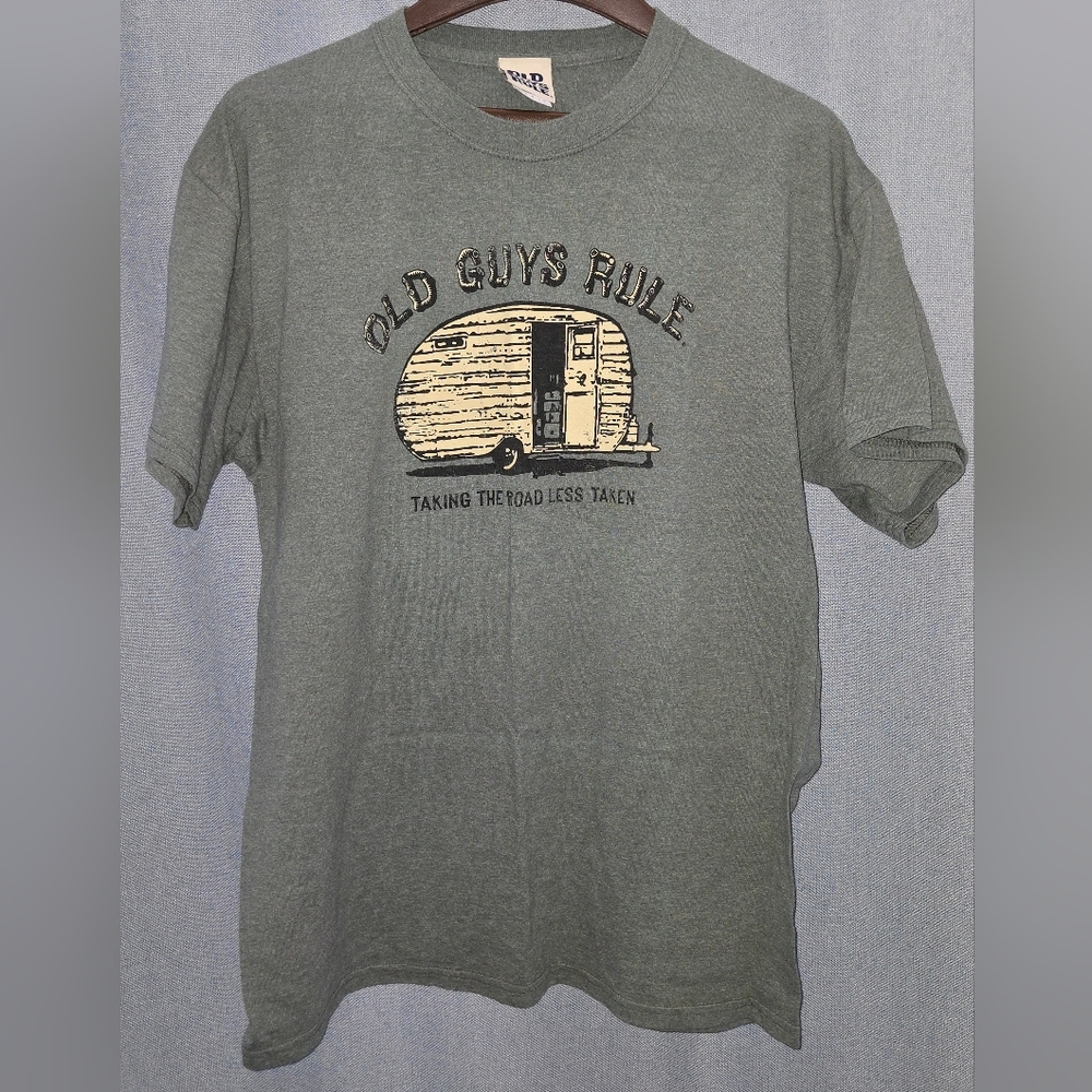 Old Guys Rule Green T-Shirt